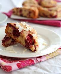 coconut raspberry scones